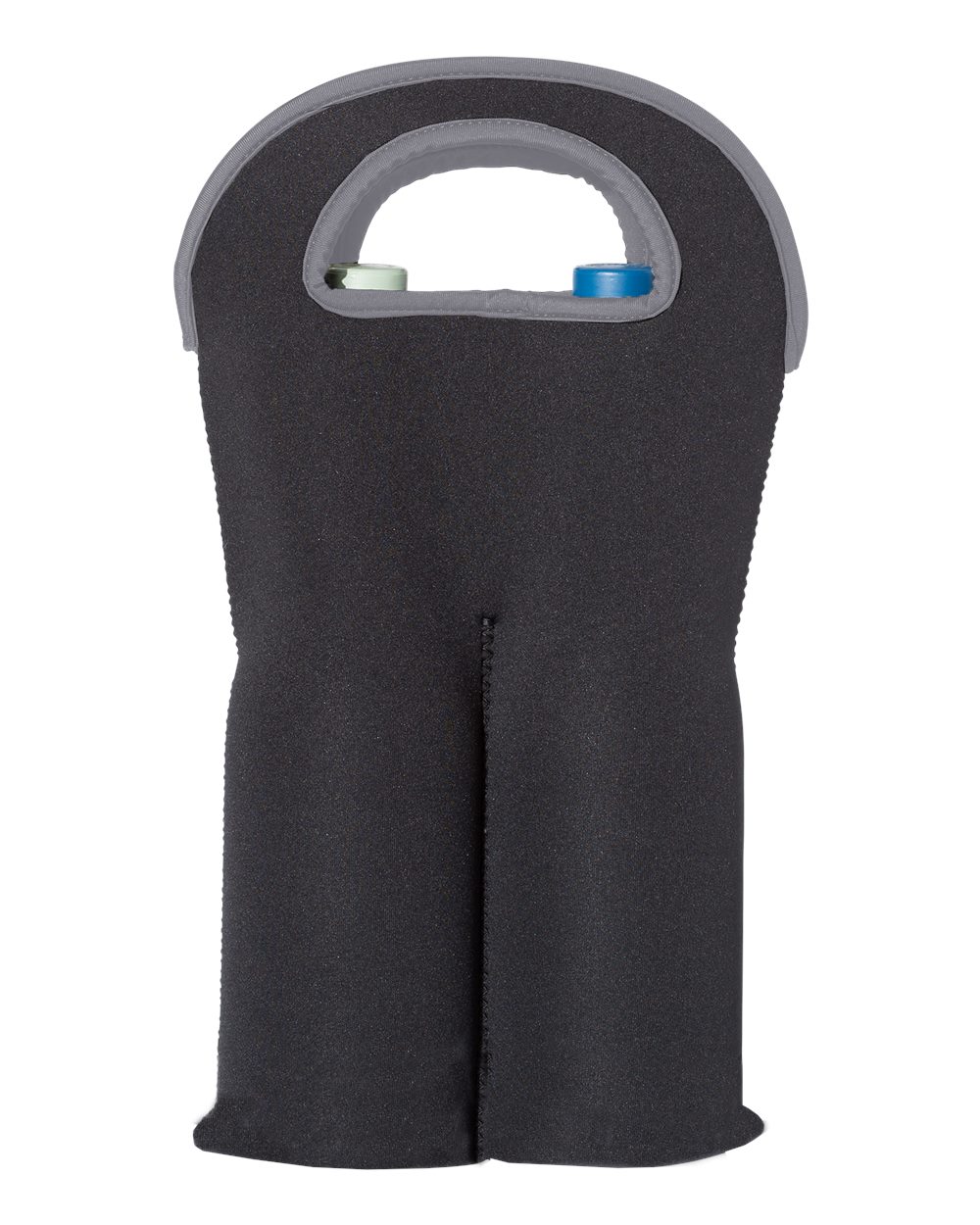 Insulated Neoprene Double Wine Tote - Front - B19966500 - Black