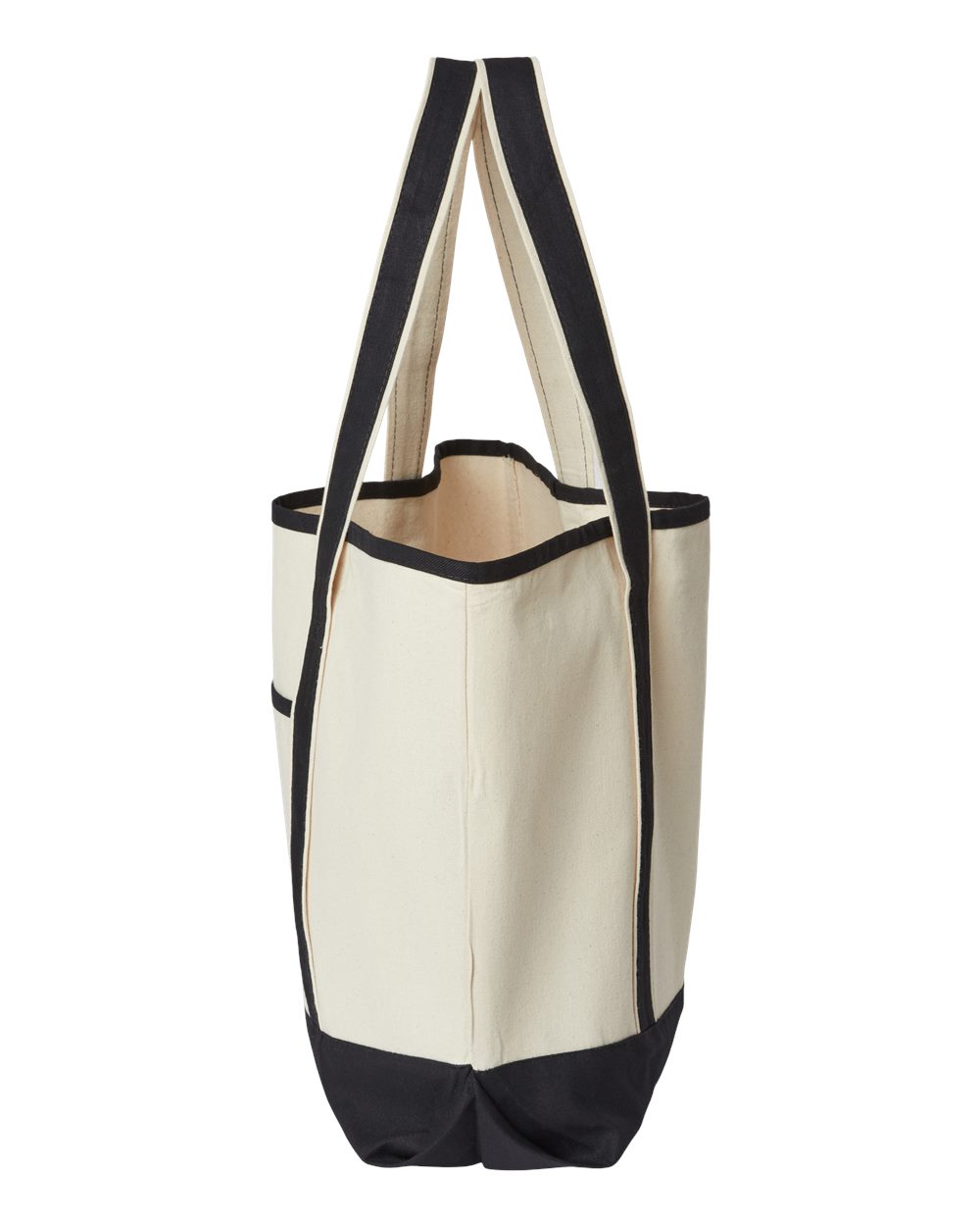 Promotional Heavyweight Large Beach Tote - DirectSide - B10366500 - Natural/ Black