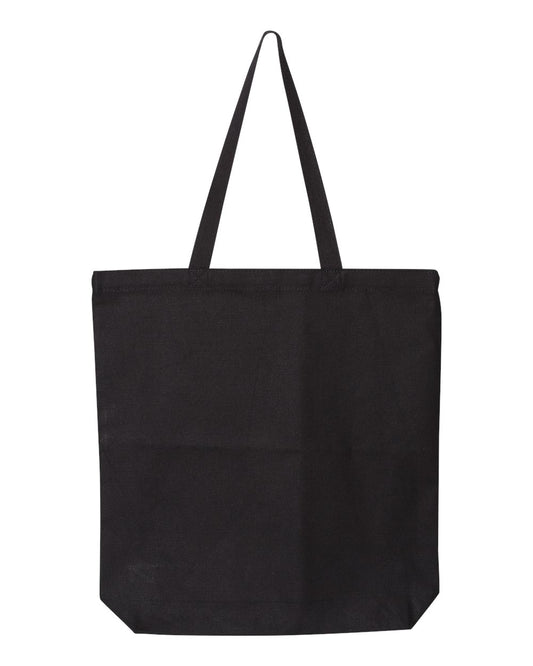 Gusseted Tote - Front - B10666500 - Black