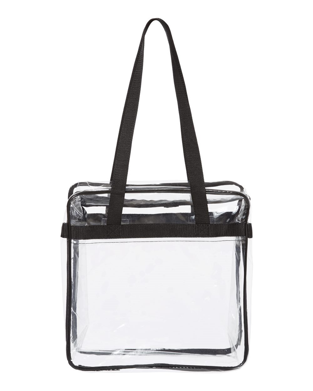 OAD Clear Tote with Zippered Top - styleImage