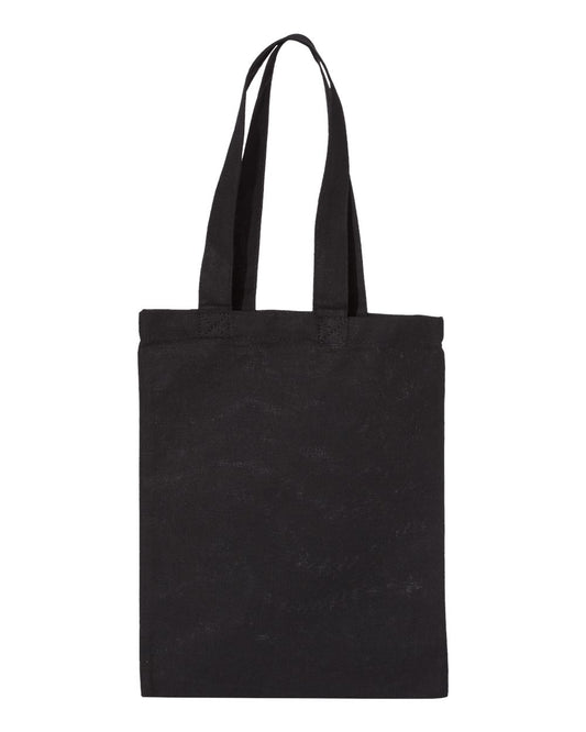 Medium Canvas Tote - Front - B01366500 - Black
