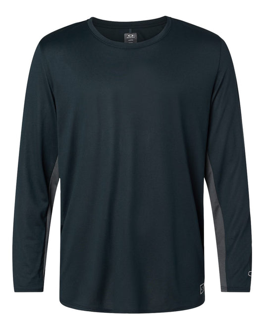 Men's Team Issue Hydrolix Long Sleeve T-Shirt - Front - B08687503 - Blackout