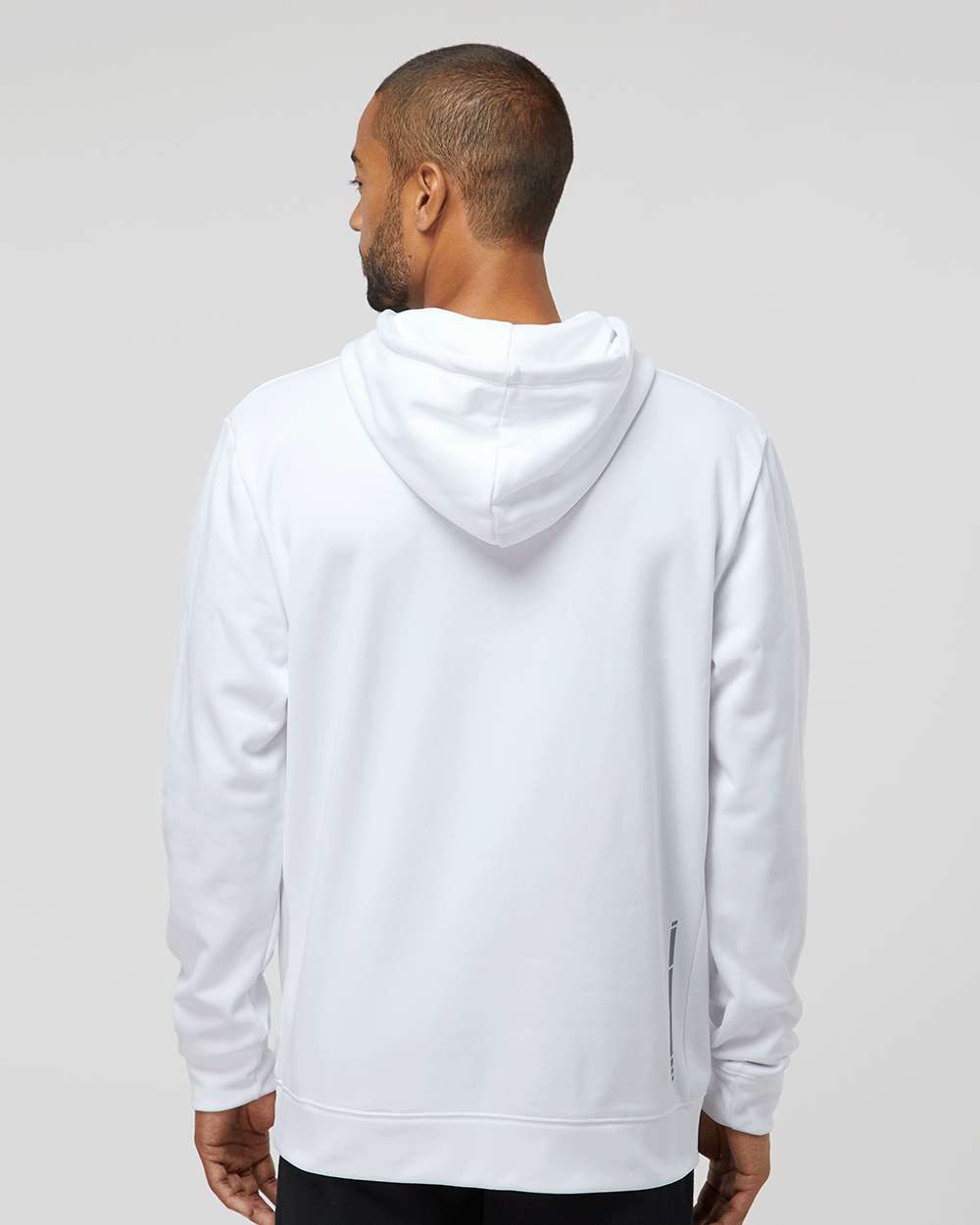Men's Team Issue Hydrolix Hooded Sweatshirt - OnModelBack - B08887003 - White