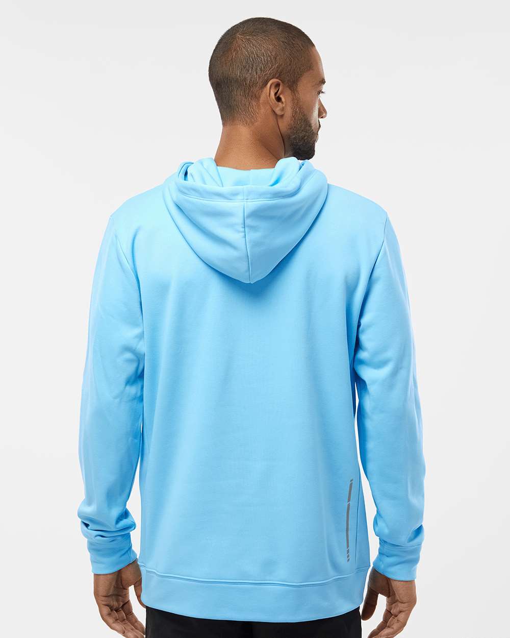 Men's Team Issue Hydrolix Hooded Sweatshirt - OnModelBack - B08887263 - Carolina Blue
