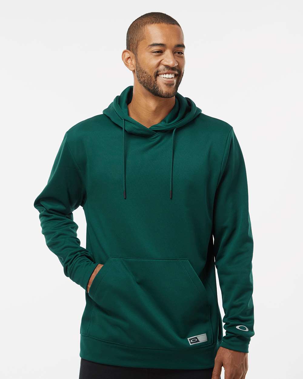 Men's Team Issue Hydrolix Hooded Sweatshirt - OnModelFront - B08887543 - Team Fir