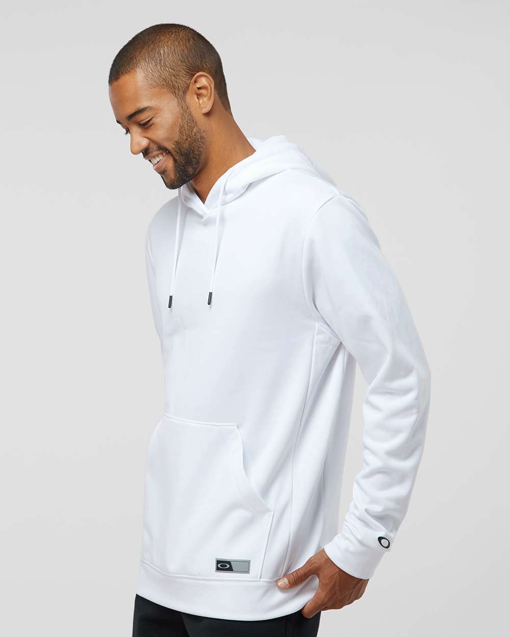 Men's Team Issue Hydrolix Hooded Sweatshirt - OnModelSide - B08887003 - White