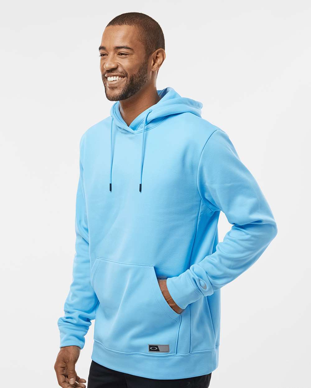 Men's Team Issue Hydrolix Hooded Sweatshirt - OnModelSide - B08887263 - Carolina Blue