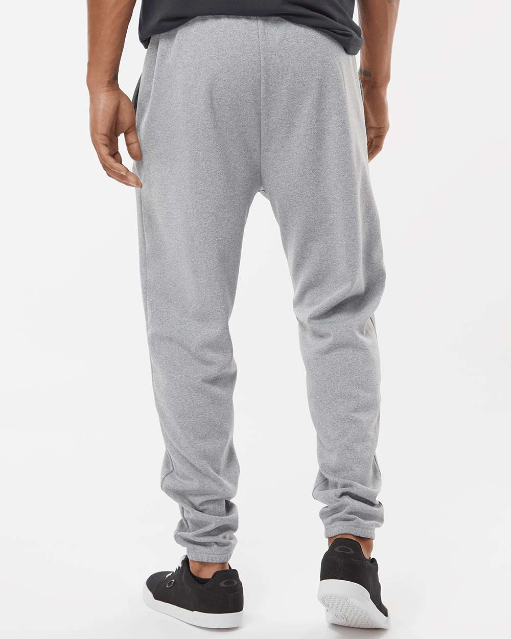 Men's Team Issue Enduro Hydrolix Sweatpants - OnModelBack - B09187582 - New Granite Heather