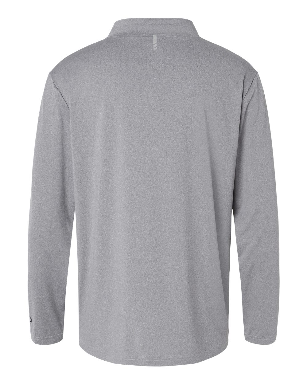 Men's Team Issue Podium Quarter-Zip Pullover - Back - B09287583 - New Granite Heather