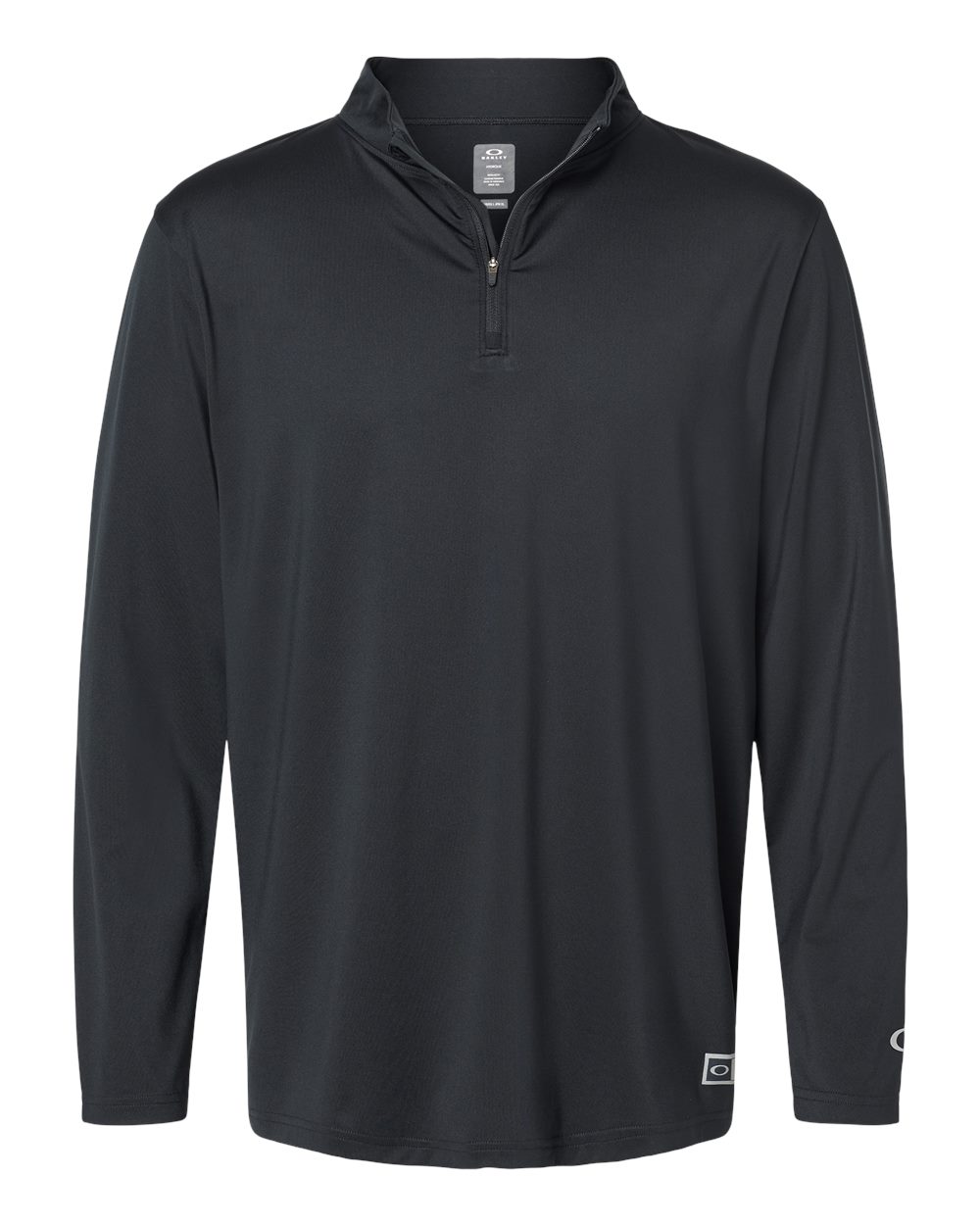 Men's Team Issue Podium Quarter-Zip Pullover - Front - B09287503 - Blackout