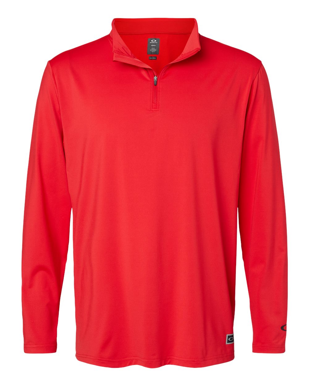 Men's Team Issue Podium Quarter-Zip Pullover - Front - B09287703 - Team Red