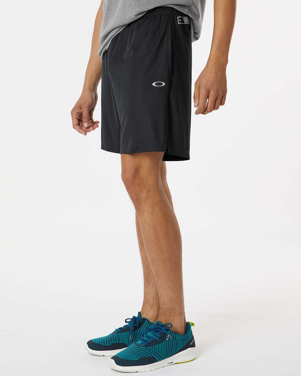 Unisex Team Issue Hydrolix 7" Shorts with Drawcord - OnModelSide - B14787003 - Blackout