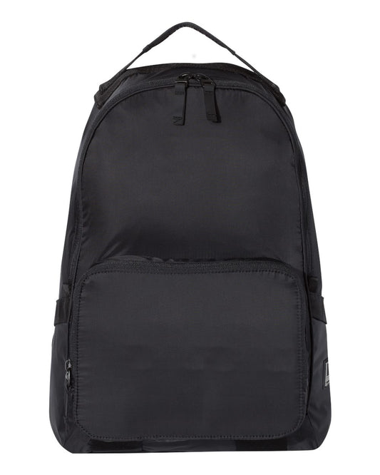 18L Packable Backpack - Front - B07787500 - Blackout