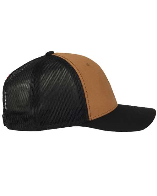 Wrangler Workwear Trucker Cap - DirectSide - B330E5360 - Brown/ Black/ Black