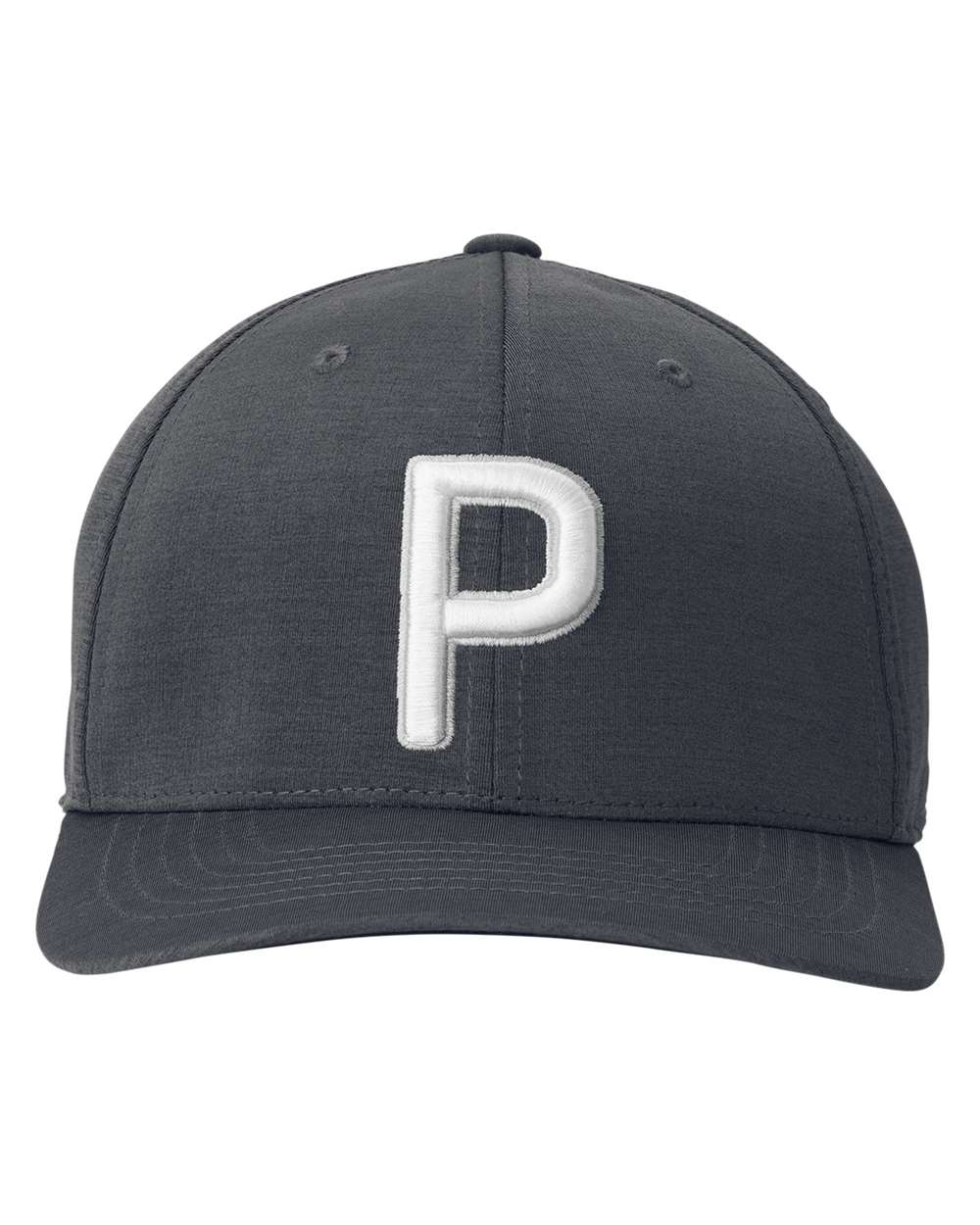 P Snapback Golf Cap - Front - B14846090 - Quiet Shade