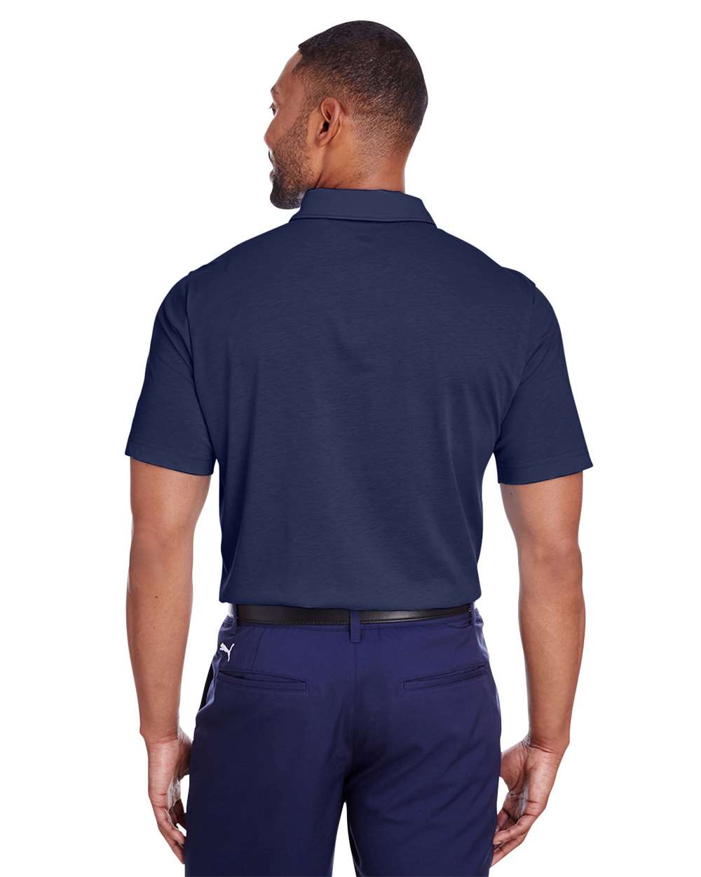 Men's Fusion Polo - OnModelBack - B17846593 - Peacoat
