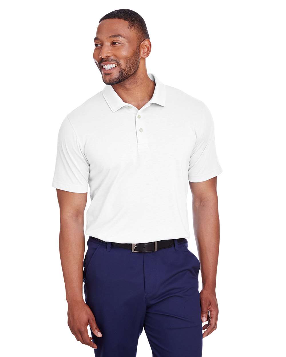 Men's Fusion Polo - OnModelFront - B17846003 - Bright White