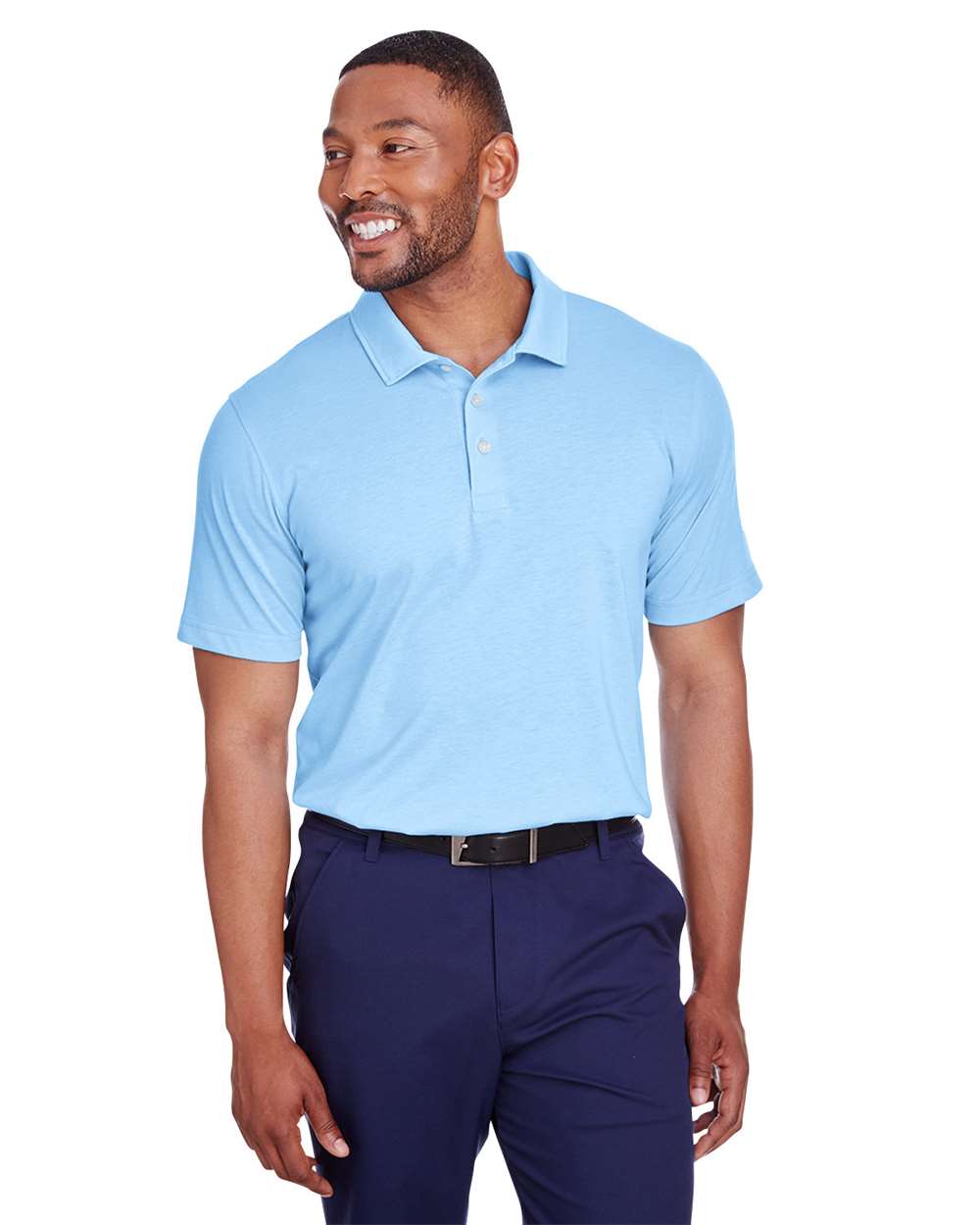 Men's Fusion Polo - OnModelFront - B17846253 - Blue Bell