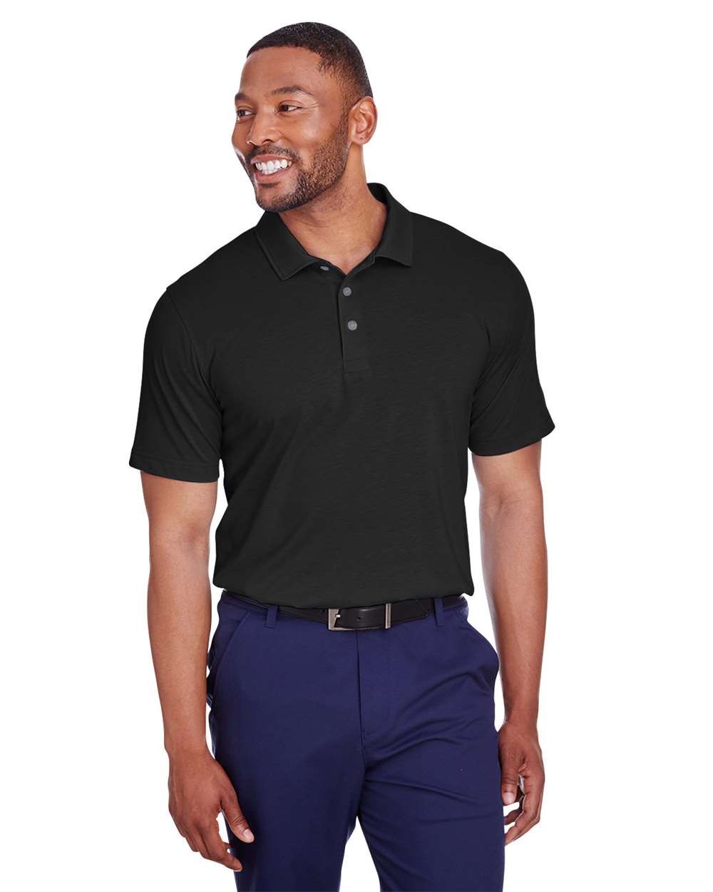 Men's Fusion Polo - OnModelFront - B17846503 - Puma Black