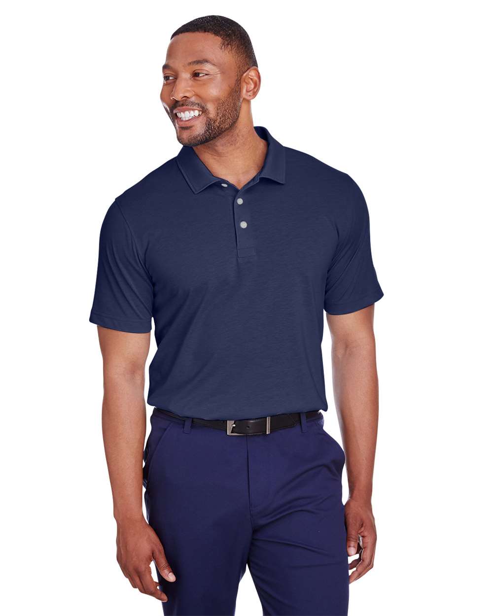 Men's Fusion Polo - OnModelFront - B17846593 - Peacoat