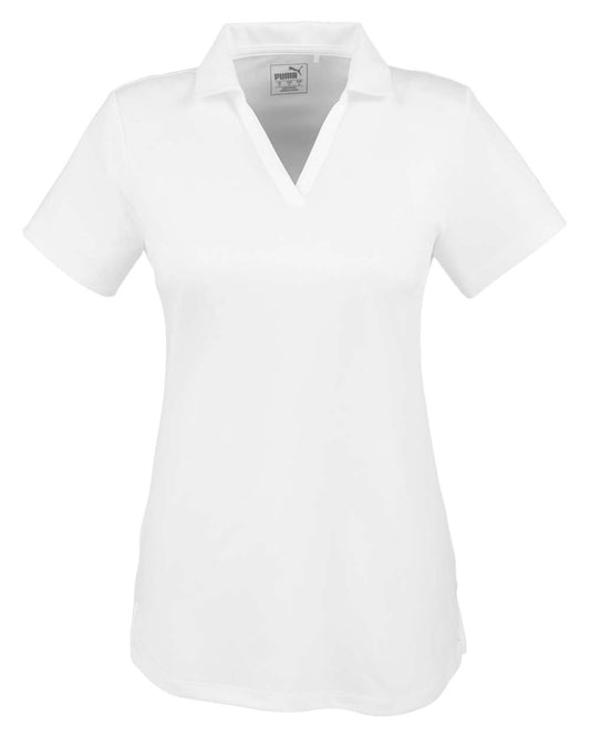 Women's Icon Golf Polo - Front - B17346002 - Bright White