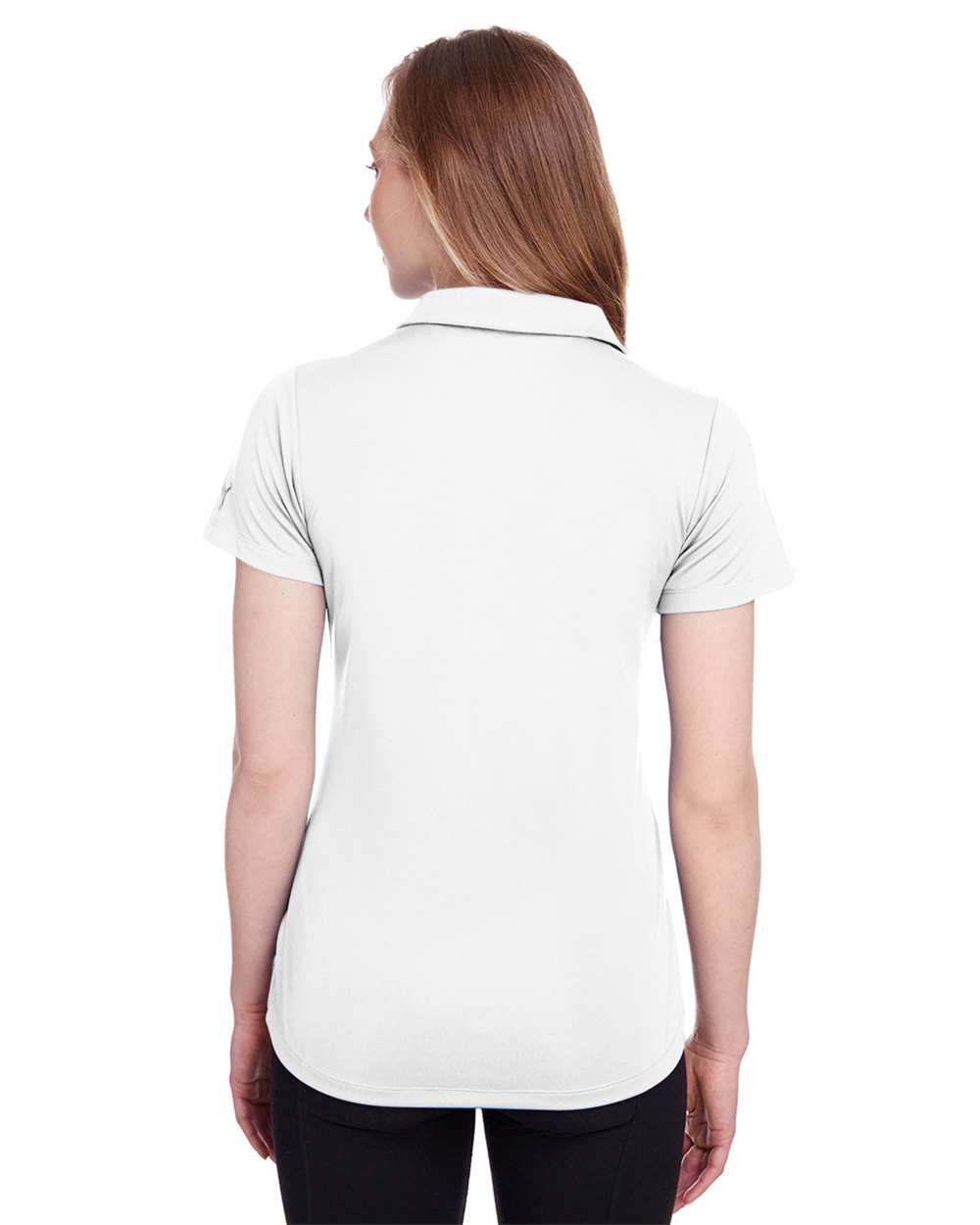 Women's Icon Golf Polo - OnModelBack - B17346002 - Bright White