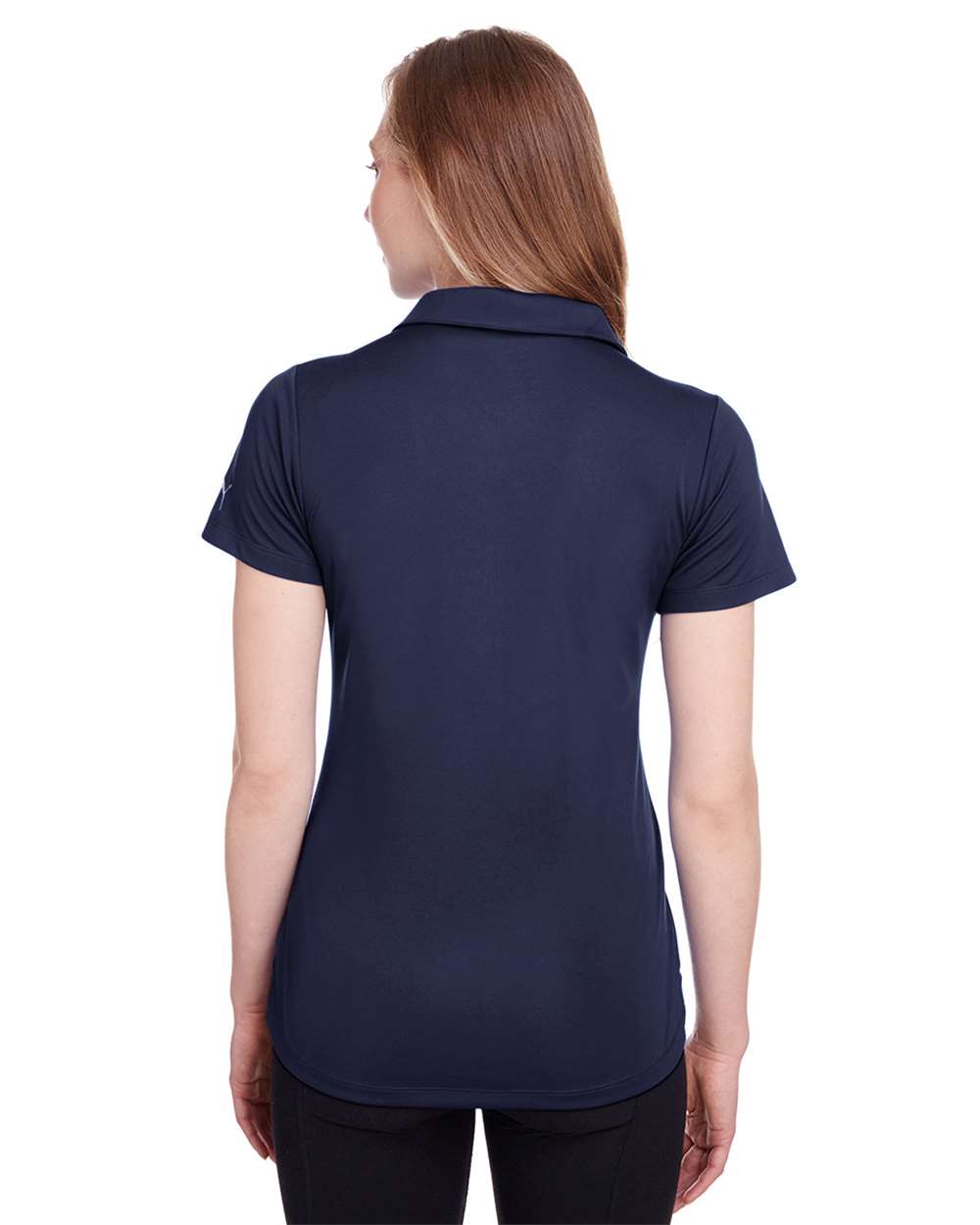 Women's Icon Golf Polo - OnModelBack - B17346592 - Peacoat