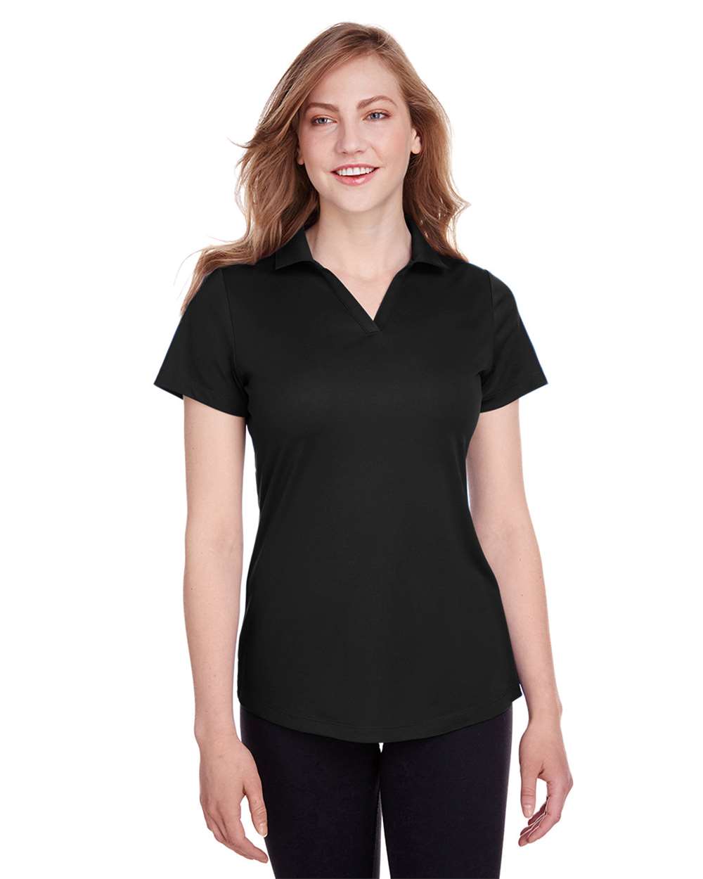 Women's Icon Golf Polo - OnModelFront - B17346502 - Puma Black
