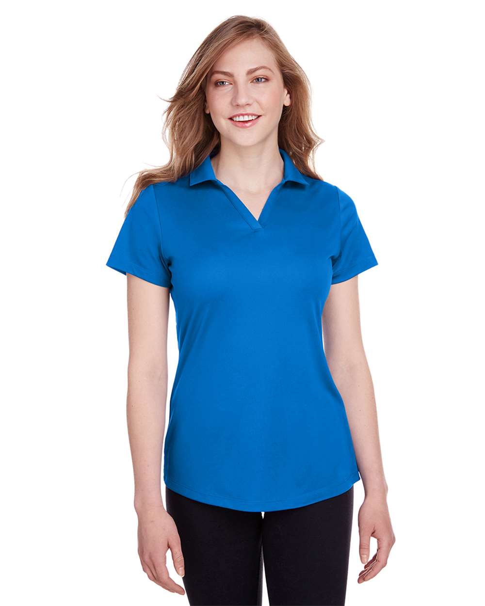 Women's Icon Golf Polo - OnModelFront - B17346752 - Lapis Blue