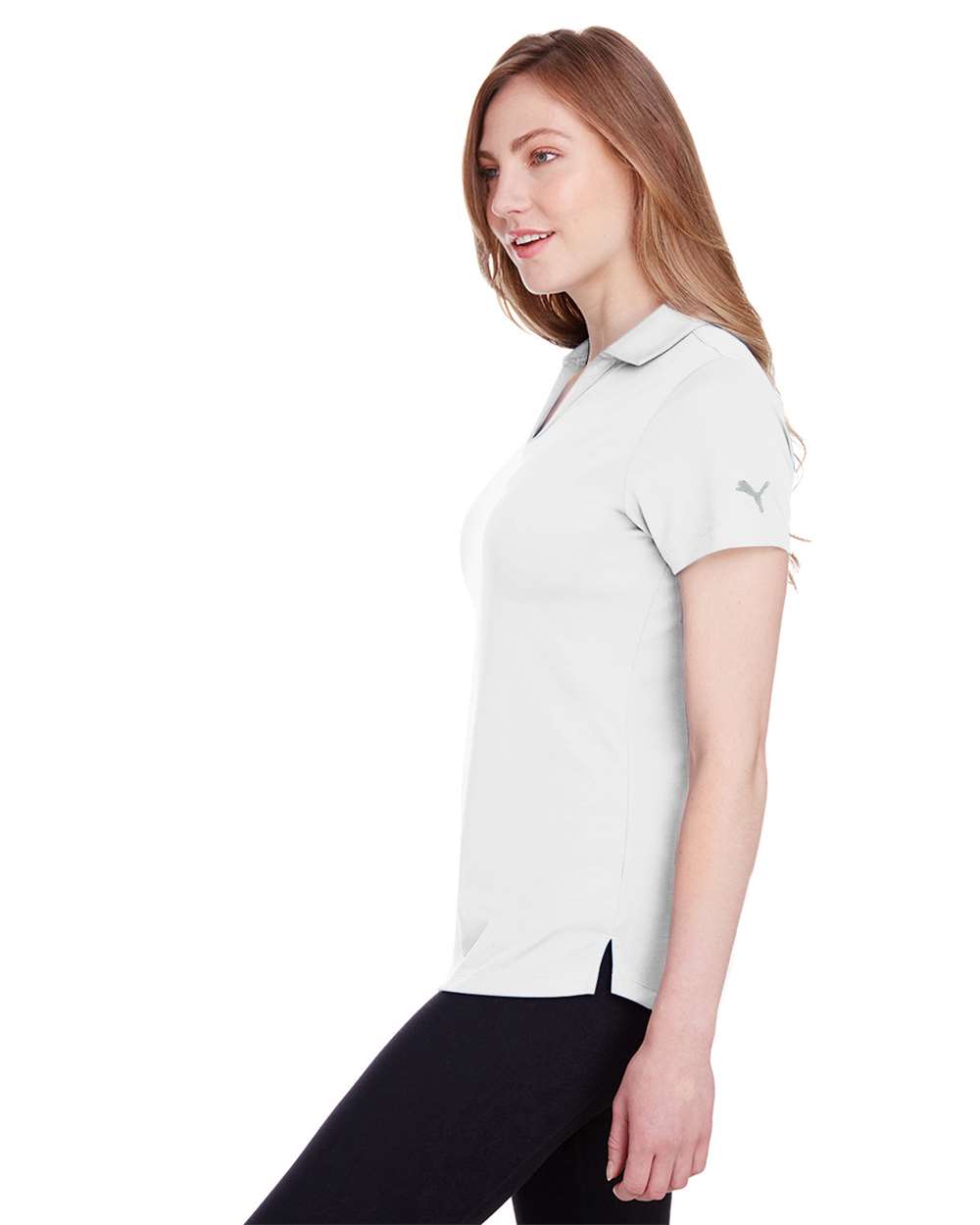 Women's Icon Golf Polo - OnModelSide - B17346002 - Bright White