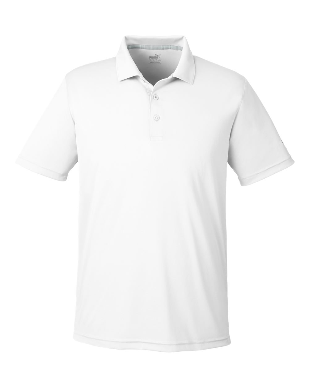 Men's Gamer Golf Polo - Front - B18346003 - Bright White