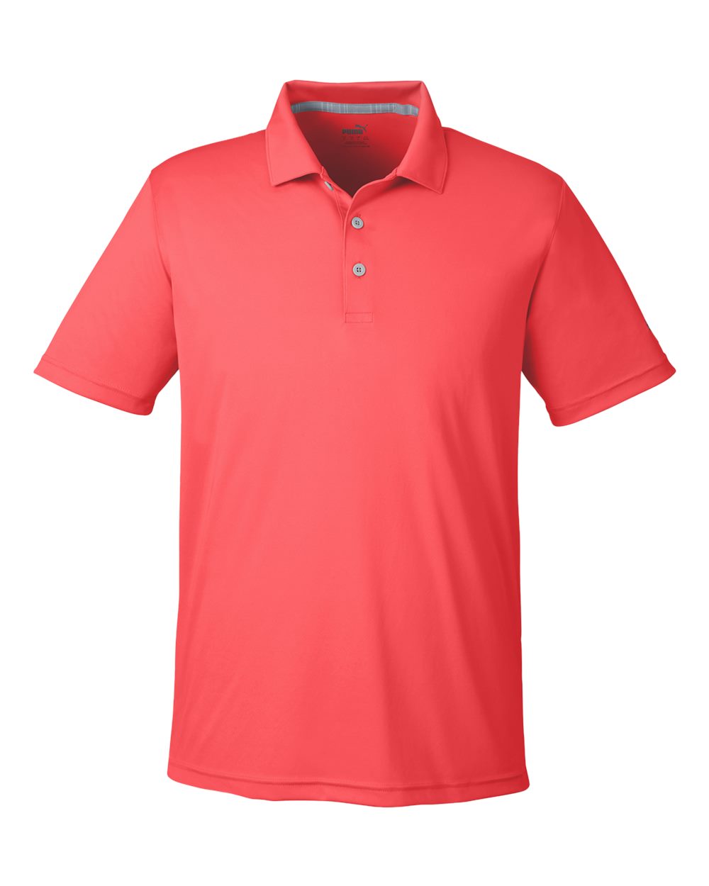 Men's Gamer Golf Polo - Front - B18346353 - Hot Coral