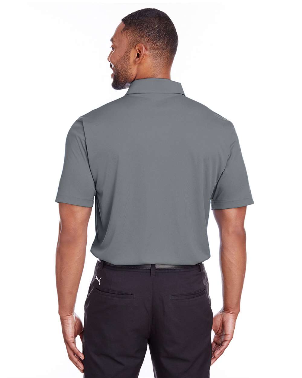 Men's Icon Golf Polo - OnModelBack - B17246093 - Quiet Shade