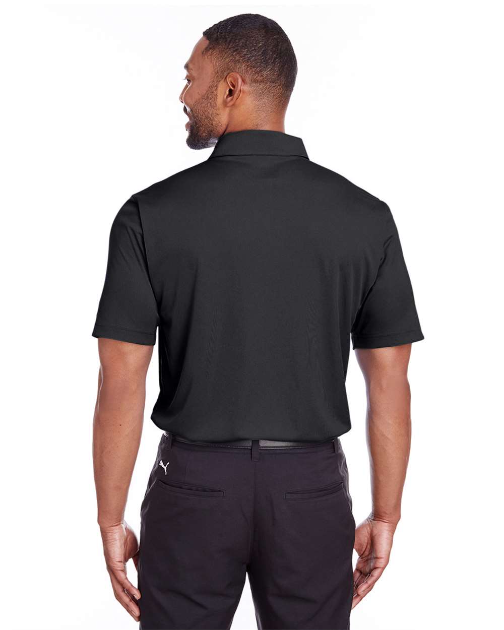 Men's Icon Golf Polo - OnModelBack - B17246503 - Puma Black