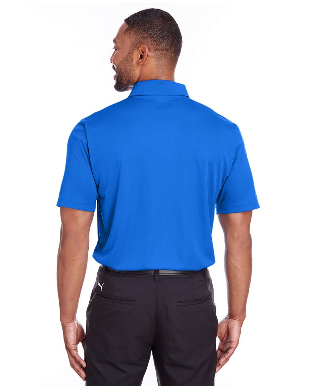 Men's Icon Golf Polo - OnModelBack - B17246753 - Lapis Blue