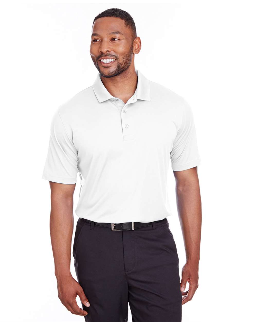 Men's Icon Golf Polo - OnModelFront - B17246004 - Bright White