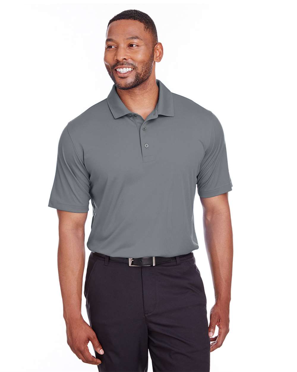 Men's Icon Golf Polo - OnModelFront - B17246093 - Quiet Shade
