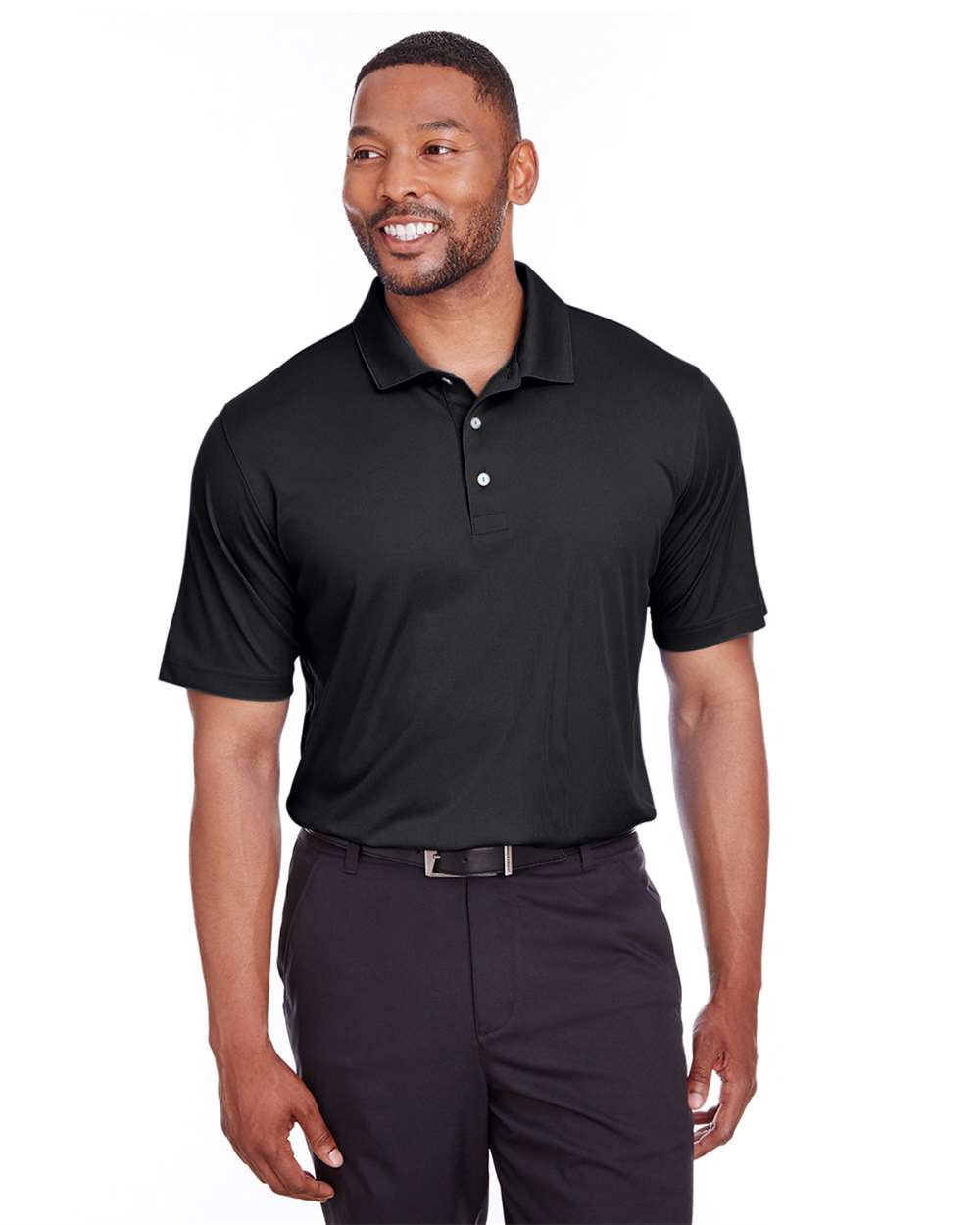 Men's Icon Golf Polo - OnModelFront - B17246503 - Puma Black