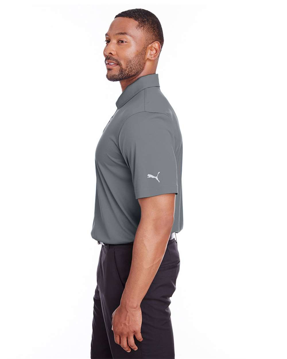 Men's Icon Golf Polo - OnModelSide - B17246093 - Quiet Shade