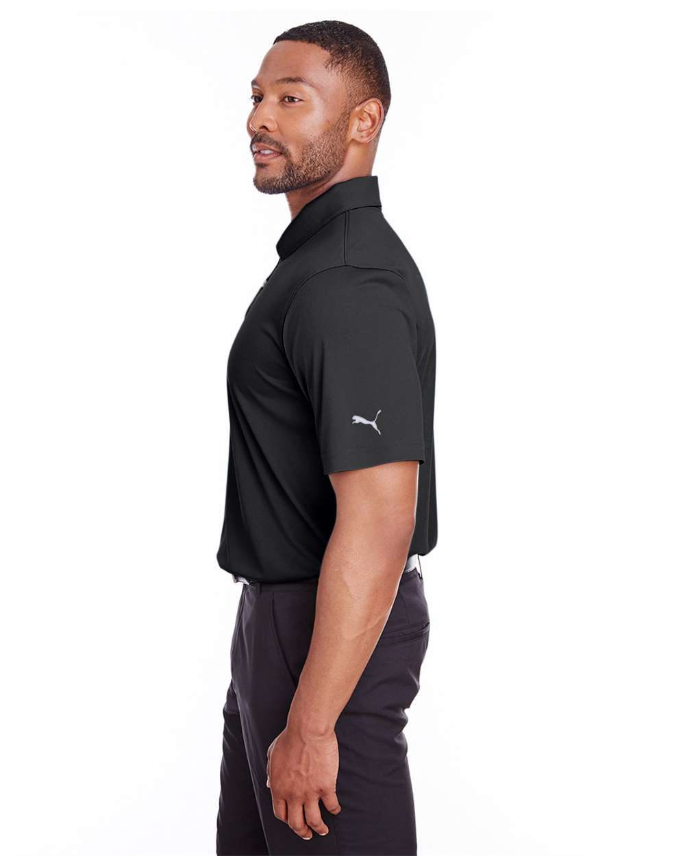 Men's Icon Golf Polo - OnModelSide - B17246503 - Puma Black