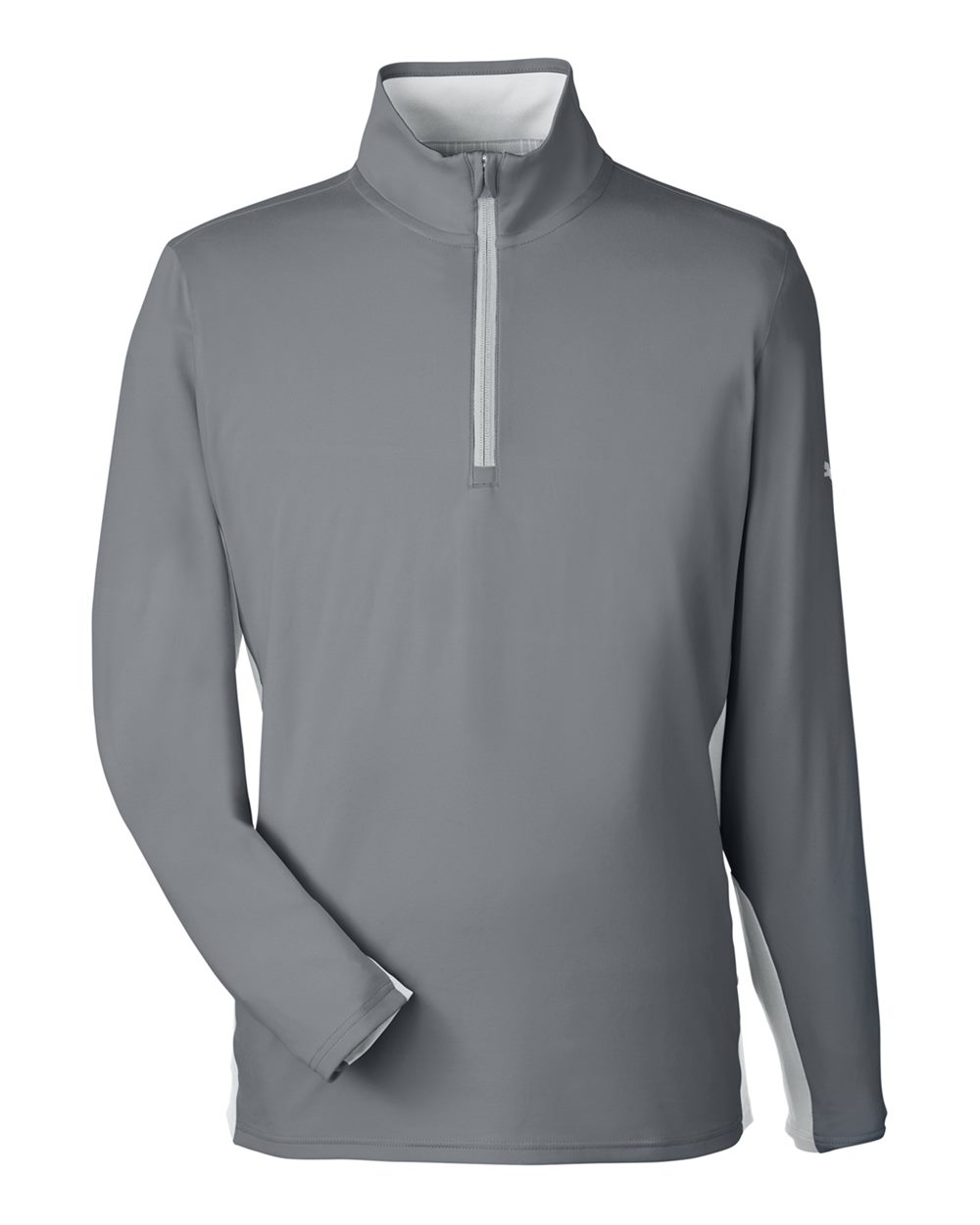 Men's Gamer Golf Quarter-Zip Pullover - Front - B18446093 - Quiet Shade