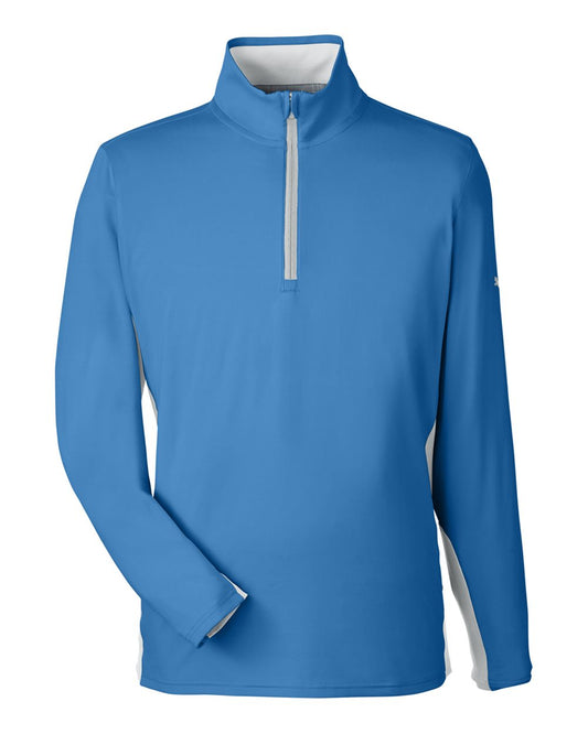 Men's Gamer Golf Quarter-Zip Pullover - Front - B18446753 - Bright Cobalt