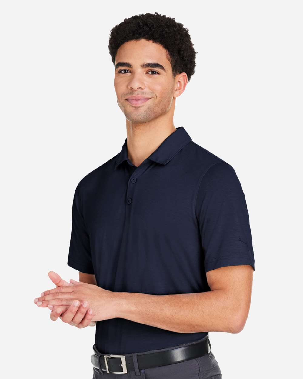 Men's Bandon Polo - OnModelSide - B20646113 - Navy Blazer