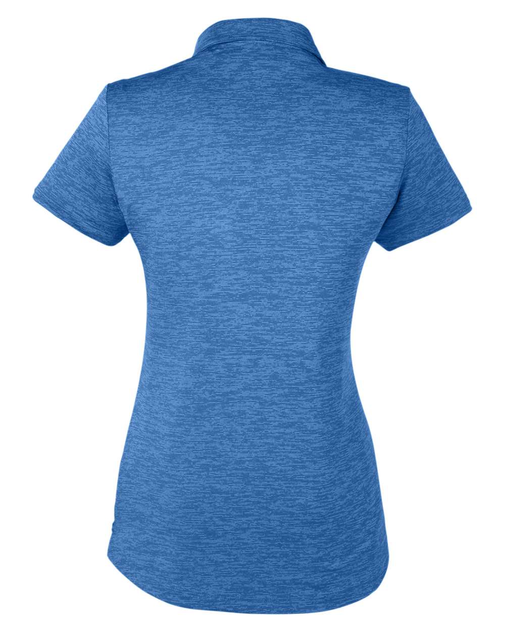 Women's Icon Heather Polo - Back - B17546752 - Lapis Blue