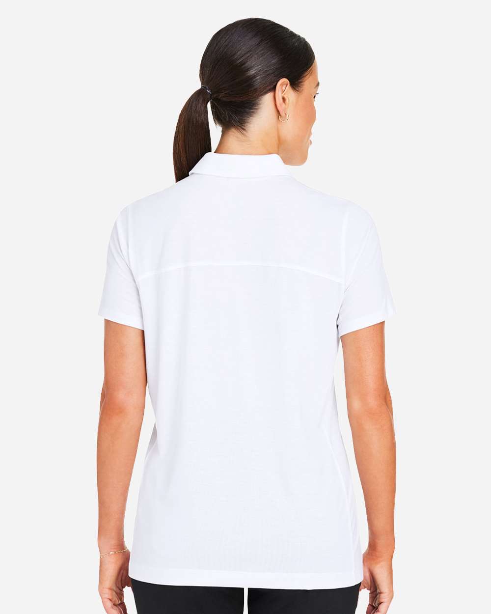 Women's Bandon Polo - OnModelBack - B20746003 - Bright White
