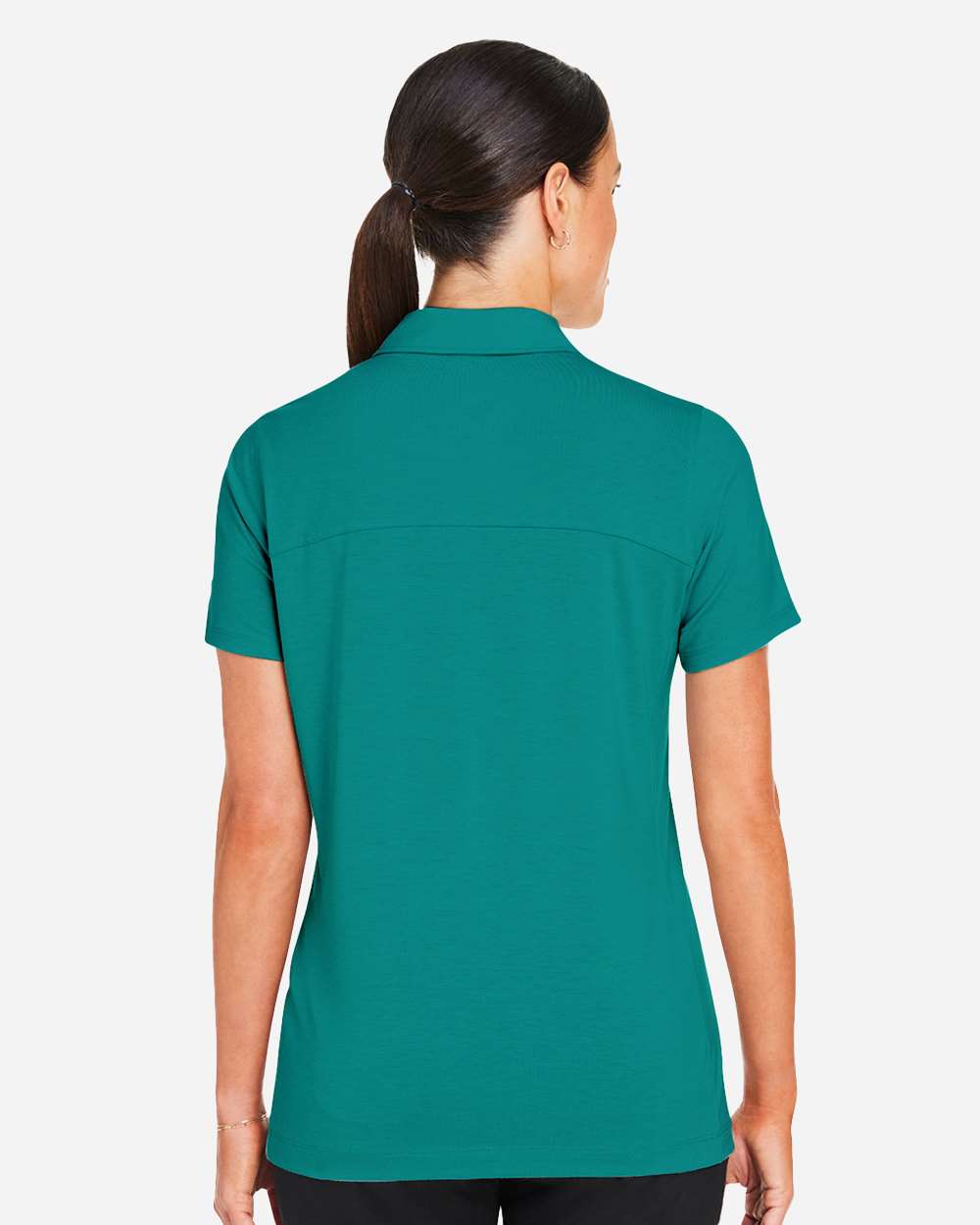 Women's Bandon Polo - OnModelBack - B20746543 - Green Lagoon