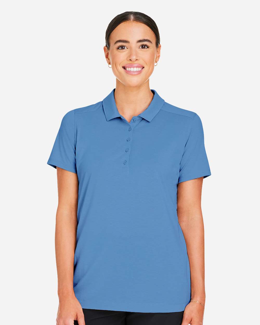 Women's Bandon Polo - OnModelFront - B20746103 - Lake Blue