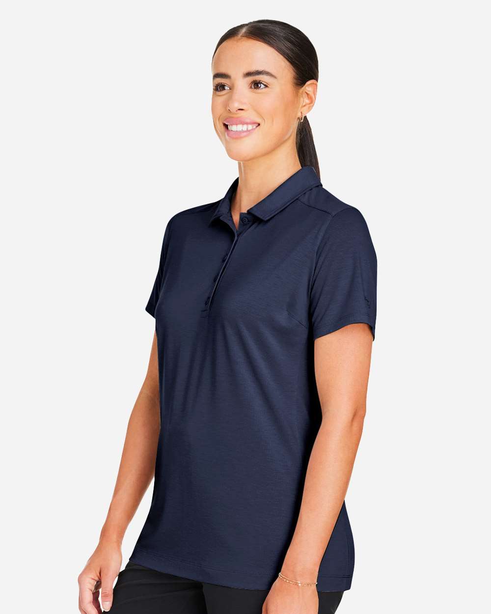 Women's Bandon Polo - OnModelSide - B20746113 - Navy Blazer