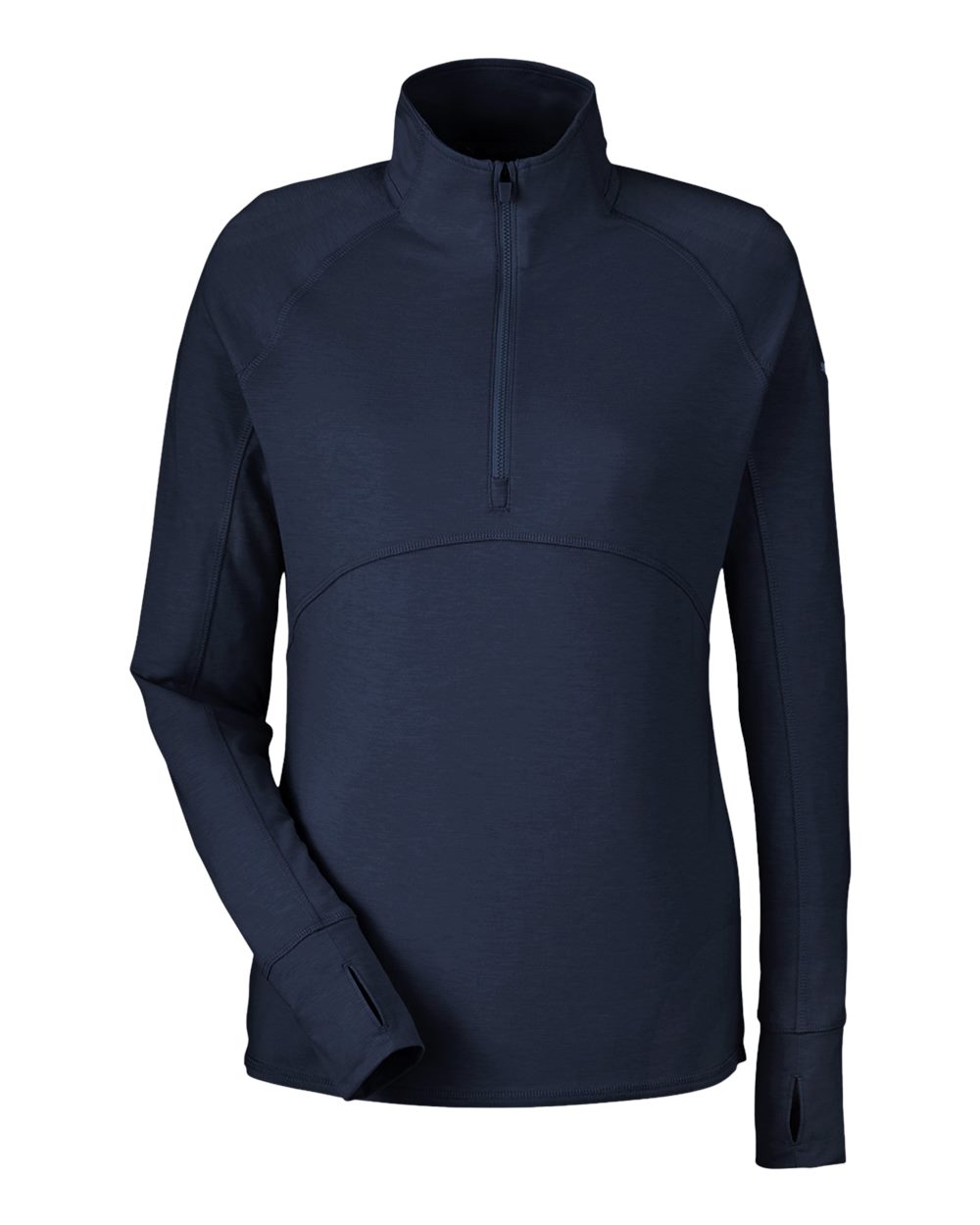 Women's Bandon Quarter-Zip Pullover - Front - B20946113 - Navy Blazer