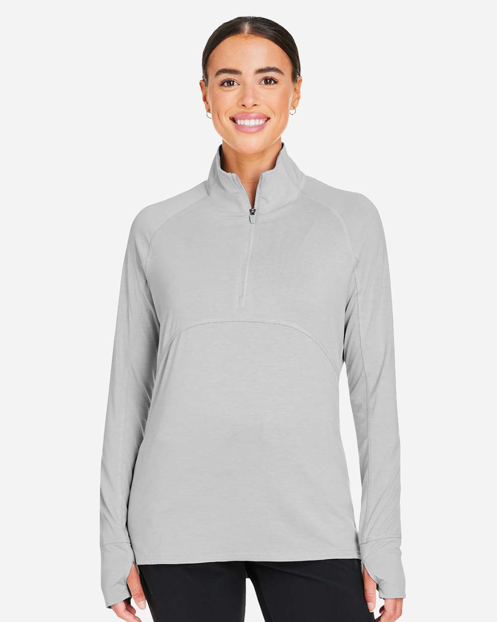Women's Bandon Quarter-Zip Pullover - OnModelFront - B20946653 - High Rise